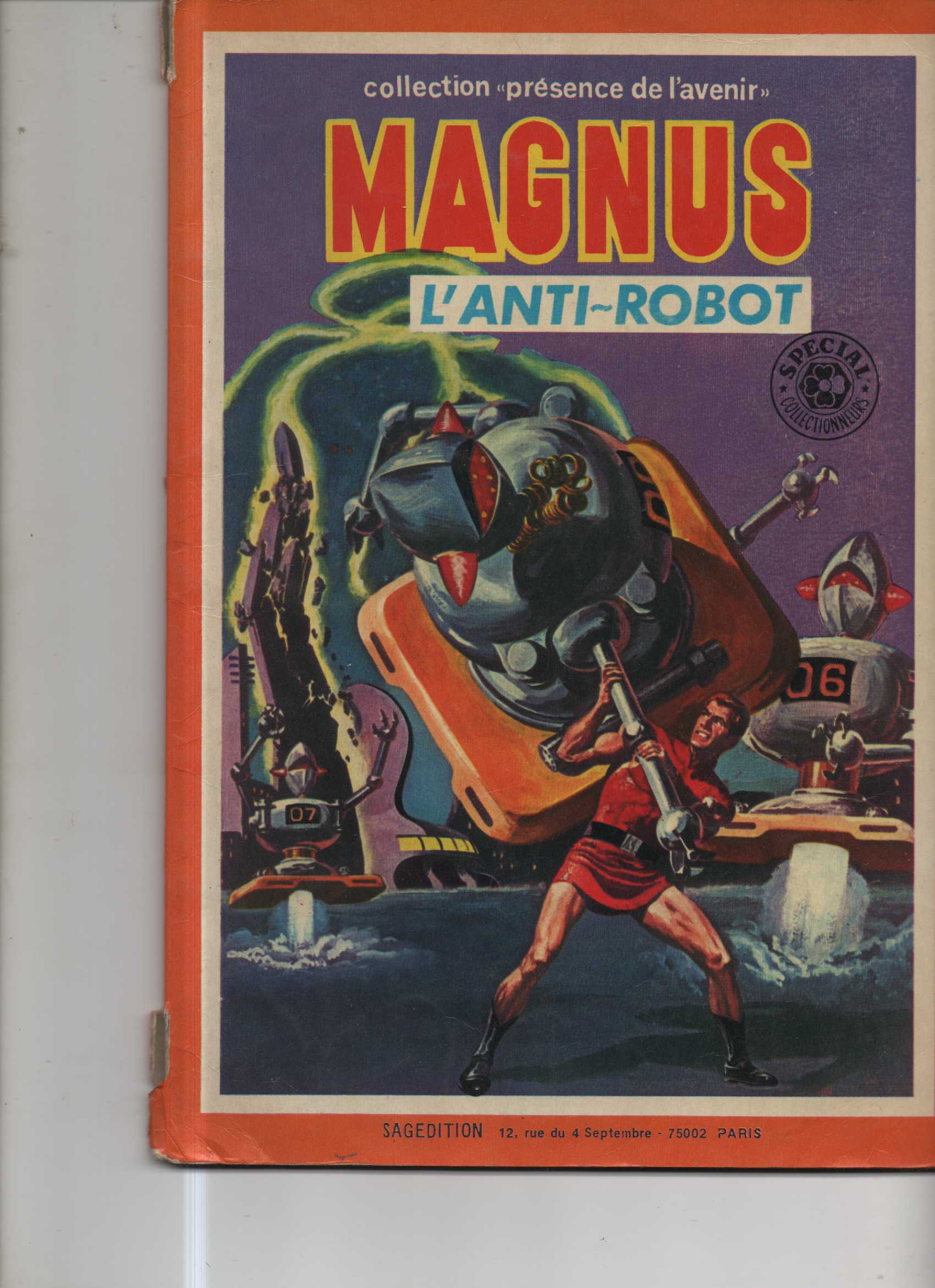 Scan de la Couverture Magnus Anti Robot n 1